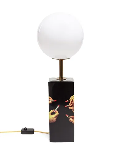 Seletti Lipsticks Us Plug Table Lamp In Black