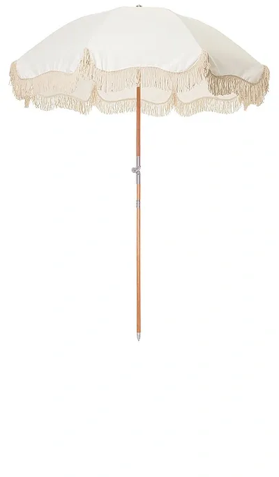 Business & Pleasure Premium Beach Umbrella In Antique White