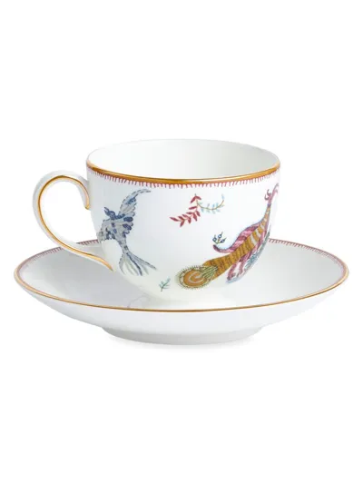 Wedgwood Mythical Creatures Teacup & Saucer Set In Multi