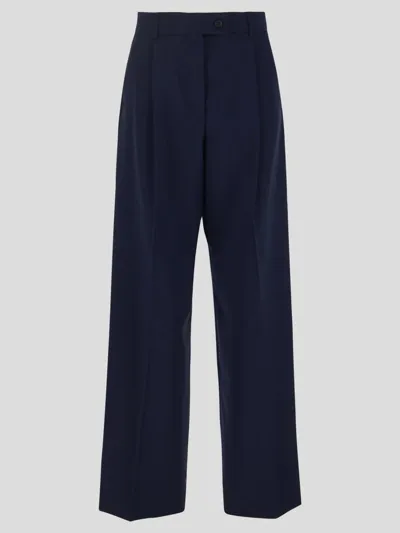 Sportmax Trousers In Blue