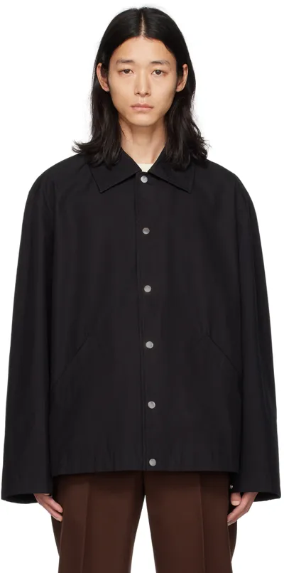 Jil Sander Jacket In Black