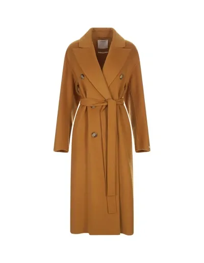 Sportmax Coats In Orange