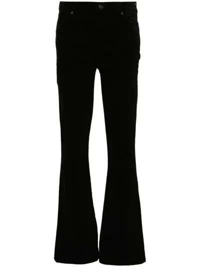 7 For All Mankind Flared Bootcut Jeans In Black