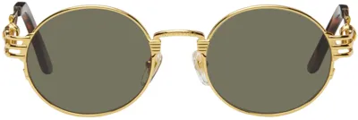 Jean Paul Gaultier 56-6106 Sunglasses Gold In Yellow