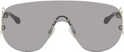 Vaillant Silver & Gray Td Kent Edition Piscine Sunglasses In Black