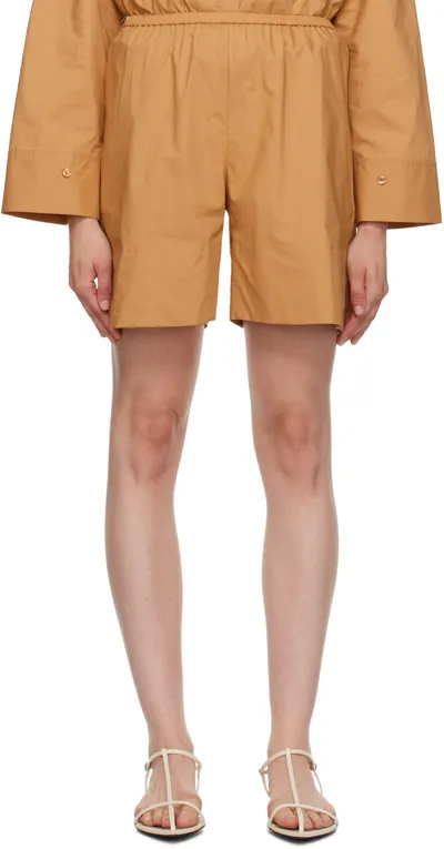 By Malene Birger Brown Siona Shorts In Neutrals