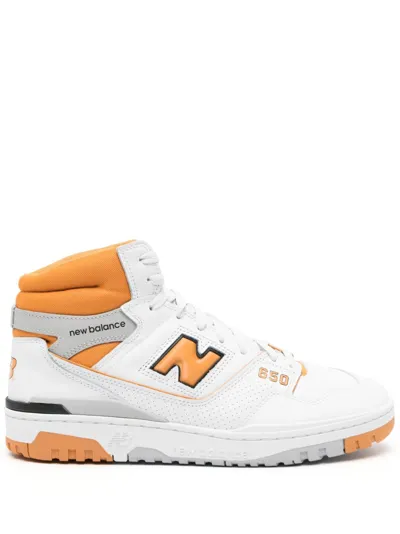 New Balance Mens  650 In White,orange