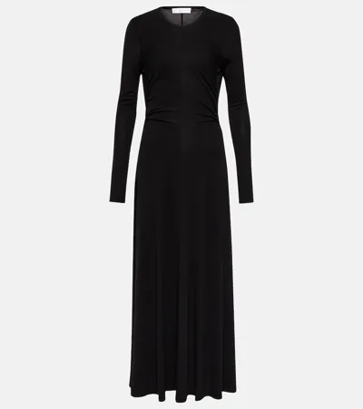 Proenza Schouler White Label Cutout Jersey Maxi Dress In Black