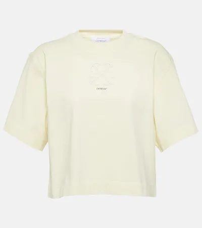 Off-white Off White T-shirt In Cream