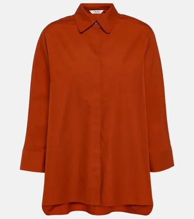 's Max Mara Delfino Shirt In Orange