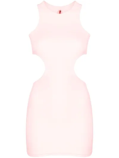 Reina Olga Cut-out Mini Dress In Pink