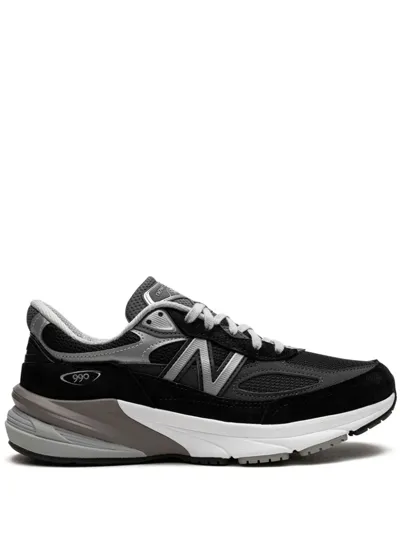 New Balance Black 990v6 Low-top Leather Sneakers