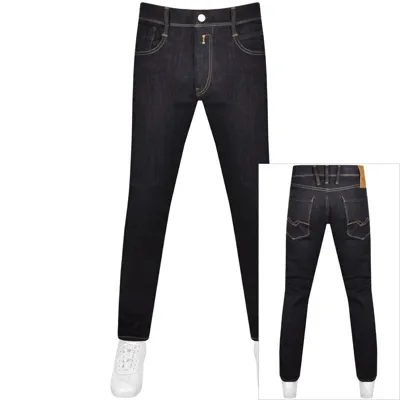 Replay Anbass Slim Fit Dark Wash Jeans Navy