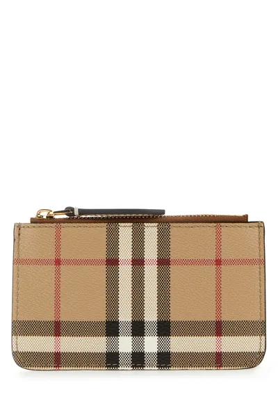 Burberry Kelbrook Coin Purse Female Beige In Multicolor