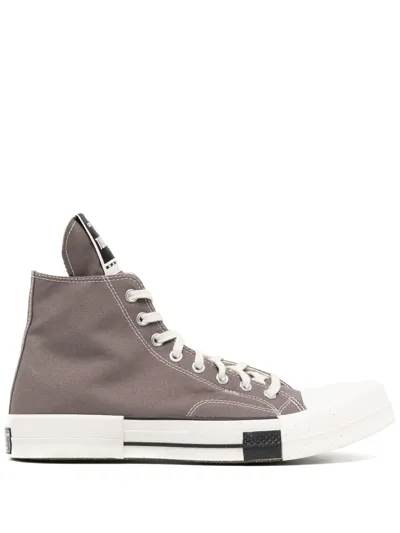 Rick Owens Drkshdw X Converse Turbodrw Laceless Hi Sneakers In Black