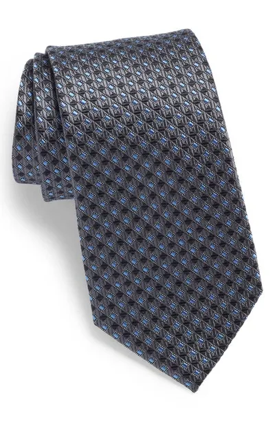 Nordstrom Neat Silk Tie In Black