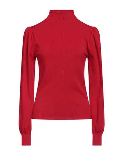 Twinset Roll-neck Sweater In Red