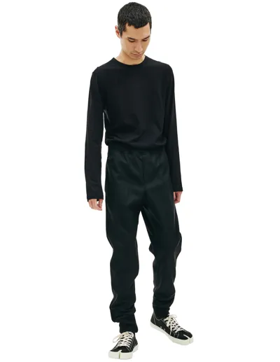 Jil Sander Black Wool Trousers