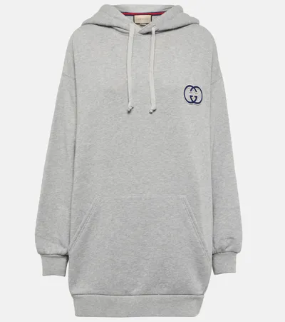 Gucci Oversize Hoodie In Gray