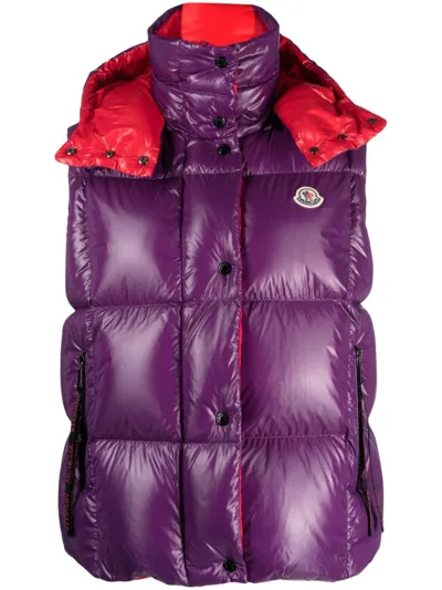 Moncler Gilet Luzule-0 Nd  Female In Purple