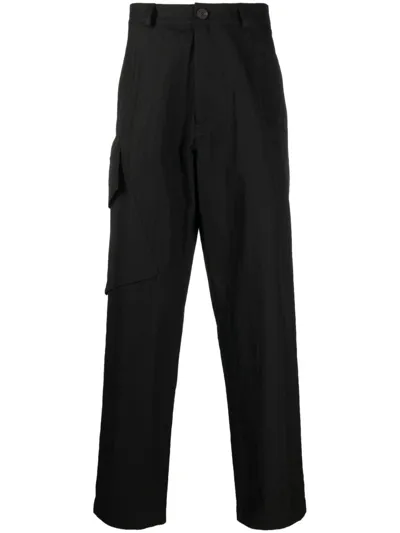 Studio Nicholson Cargohose Mit Geradem Bein In Black