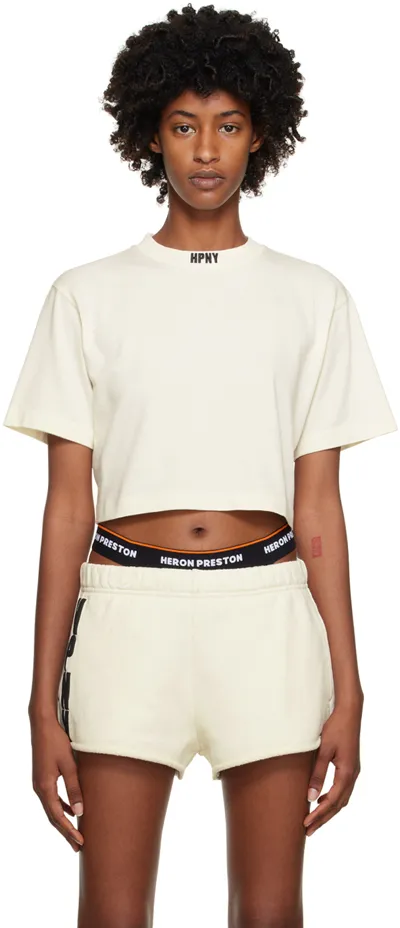 Heron Preston T-shirt In White Cotton