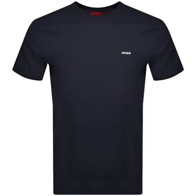 Hugo Dero222 Crew Neck Short Sleeve T Shirt Navy