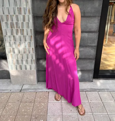 Indah Rhea Maxi Dress In Pink