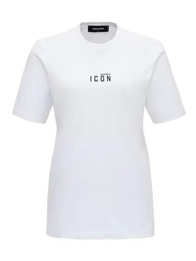 Dsquared2 Icon Mini Logo T-shirt In White