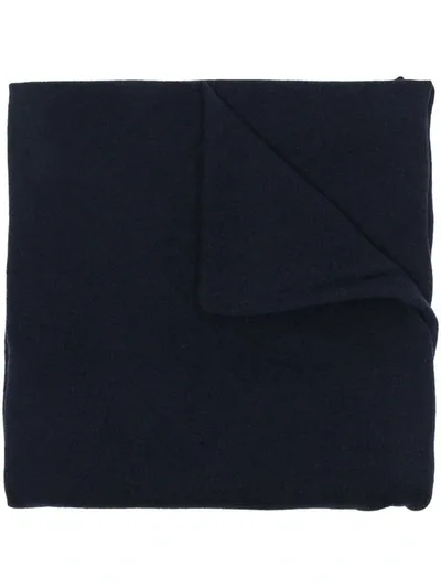 Jil Sander Cashmere Scarf In Blue