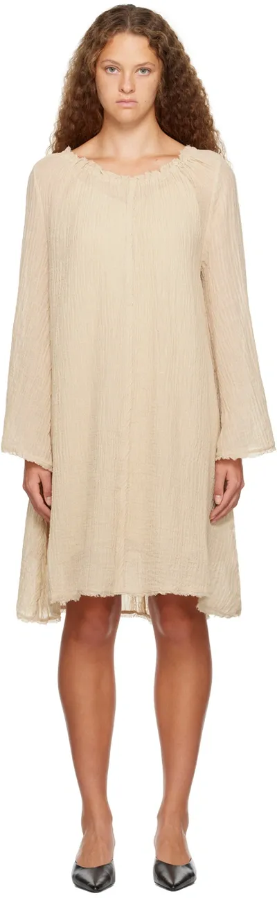 By Malene Birger Beige Emoras Midi Dress In Neutrals