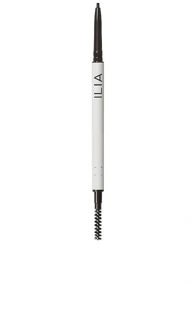 Ilia In Full Micro-tip Brow Pencil In Soft Black