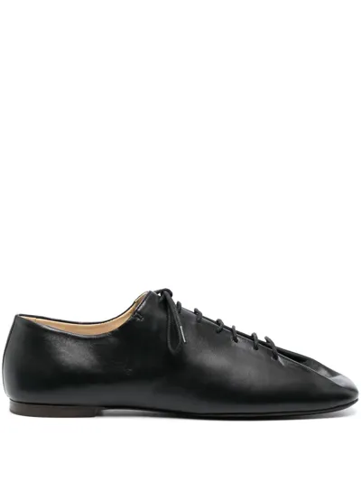 Lemaire Souris Square-toe Brogues In Black