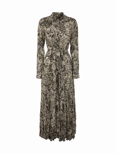 Golden Goose Journey W`s Long Dress Crepe Viscose In White