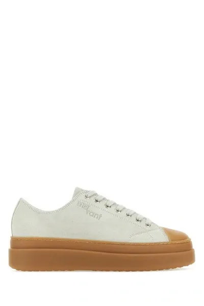 Isabel Marant Austen Low Sneakers In White