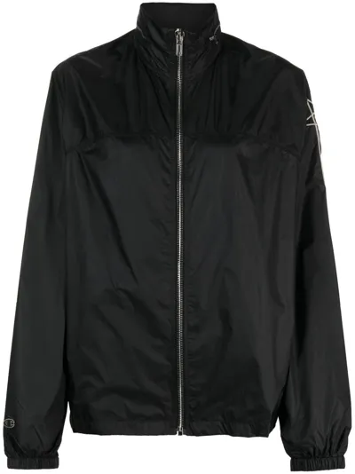 Rick Owens X Champion Mountain Windbreaker 219219 In Black