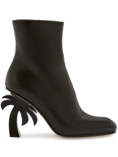 Palm Angels Palm-heel 95mm Ankle Boots In Black