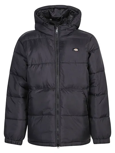 Dickies Nylon Short Down Jacket In Black