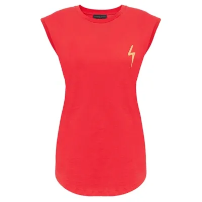 Giuseppe Zanotti Woman Tank Top Red Size Xl Cotton