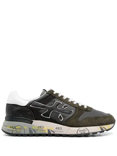 Premiata Lander Low-top Sneakers In Black