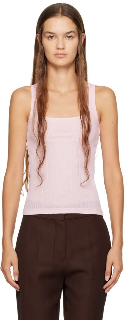 Jacquemus Pink Le Chouchou 'le Débardeur Caraco' Tank Top