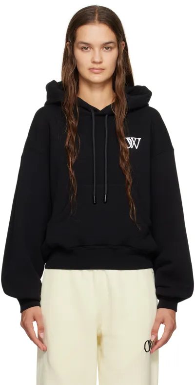 Off-white Black Flock Hoodie