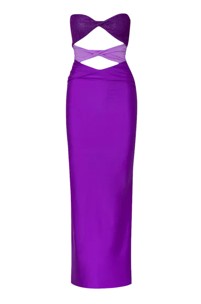 Baobab Isla Maxi Dress In Purple