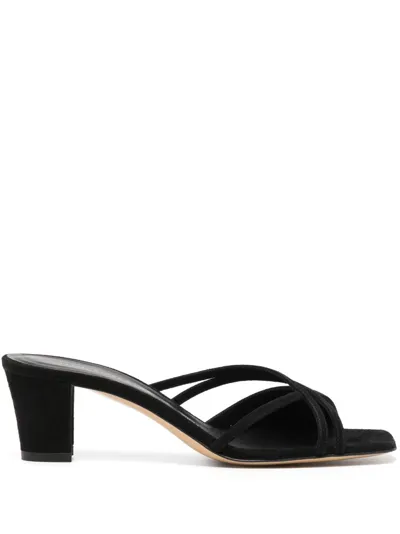 Ilio Smeraldo Benedicte 50mm Calf-leather Sandals In Black