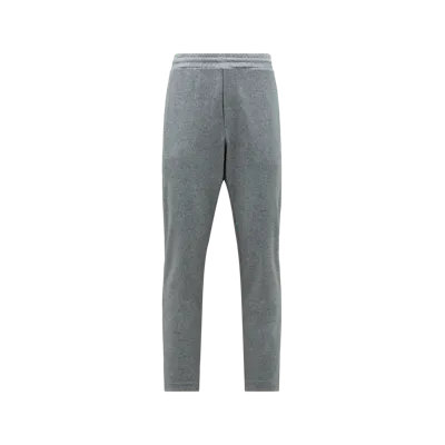 Moncler Collection Wool Blend Trackpants Gray