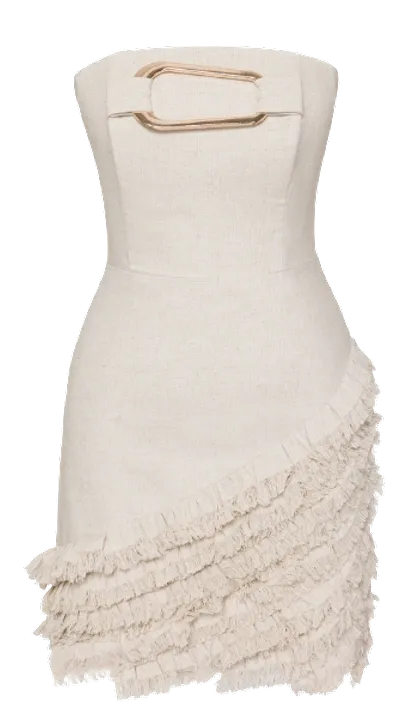 Nana Gotti Koa Dress In Beige