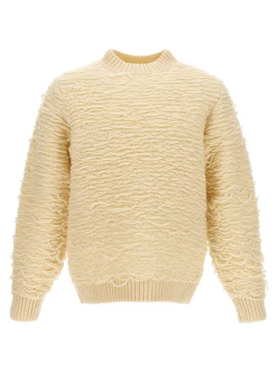 Dries Van Noten Monty Crewneck Sweater In White