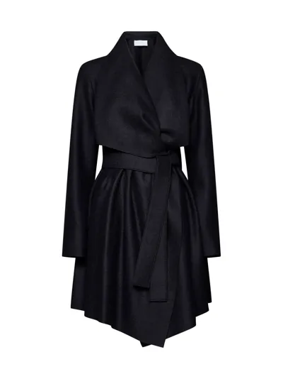 Harris Wharf London Coat In Black