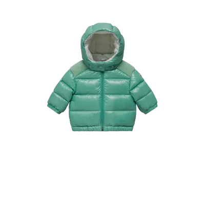 Moncler Kids' Valya Down Jacket Green