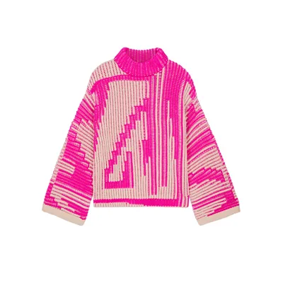 Forte Forte Chunky-knit Virgin-wool Jumper In Fuxia